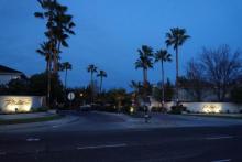 Entrance Lights Exit side