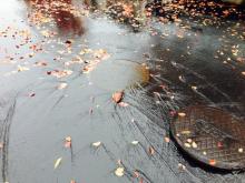 Drain Cover lifted away due to heavy rain